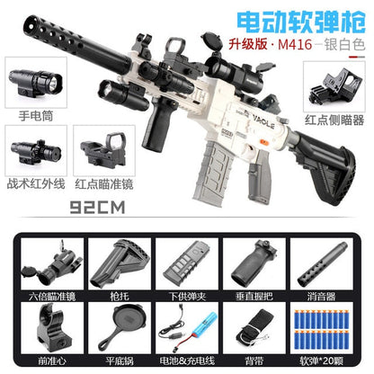 M416 Electric Soft Bullet Toy Rifle Darts Blaster